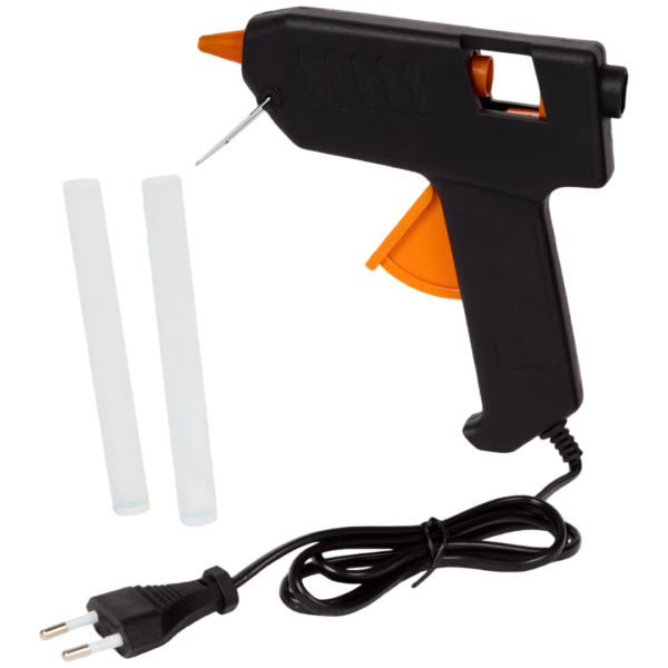 Pistol de lipit cu silicon 11 mm 40W + 2 Rezerve